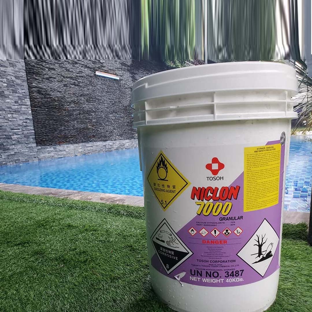 Hóa Chất Xử Lý Nước Bể Bơi Chlorine Niclon 7000 Nhật Bản