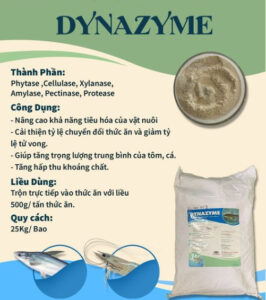 Hóa Chất Tăng Trọng Thủy Sản Enzyme Dynazyme