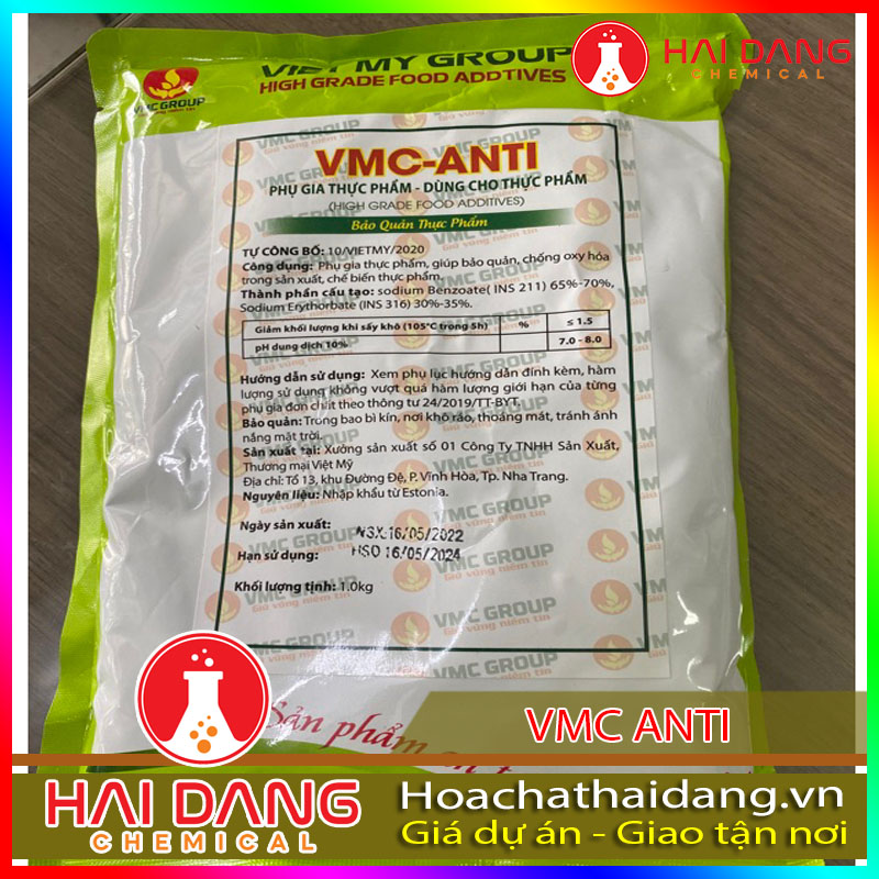 phụ gia bảo quản vmc anti