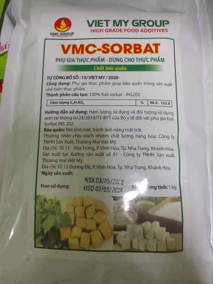 phụ gia bảo quản vmc sorbate